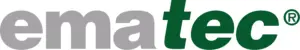 Ematec logo grau gruen